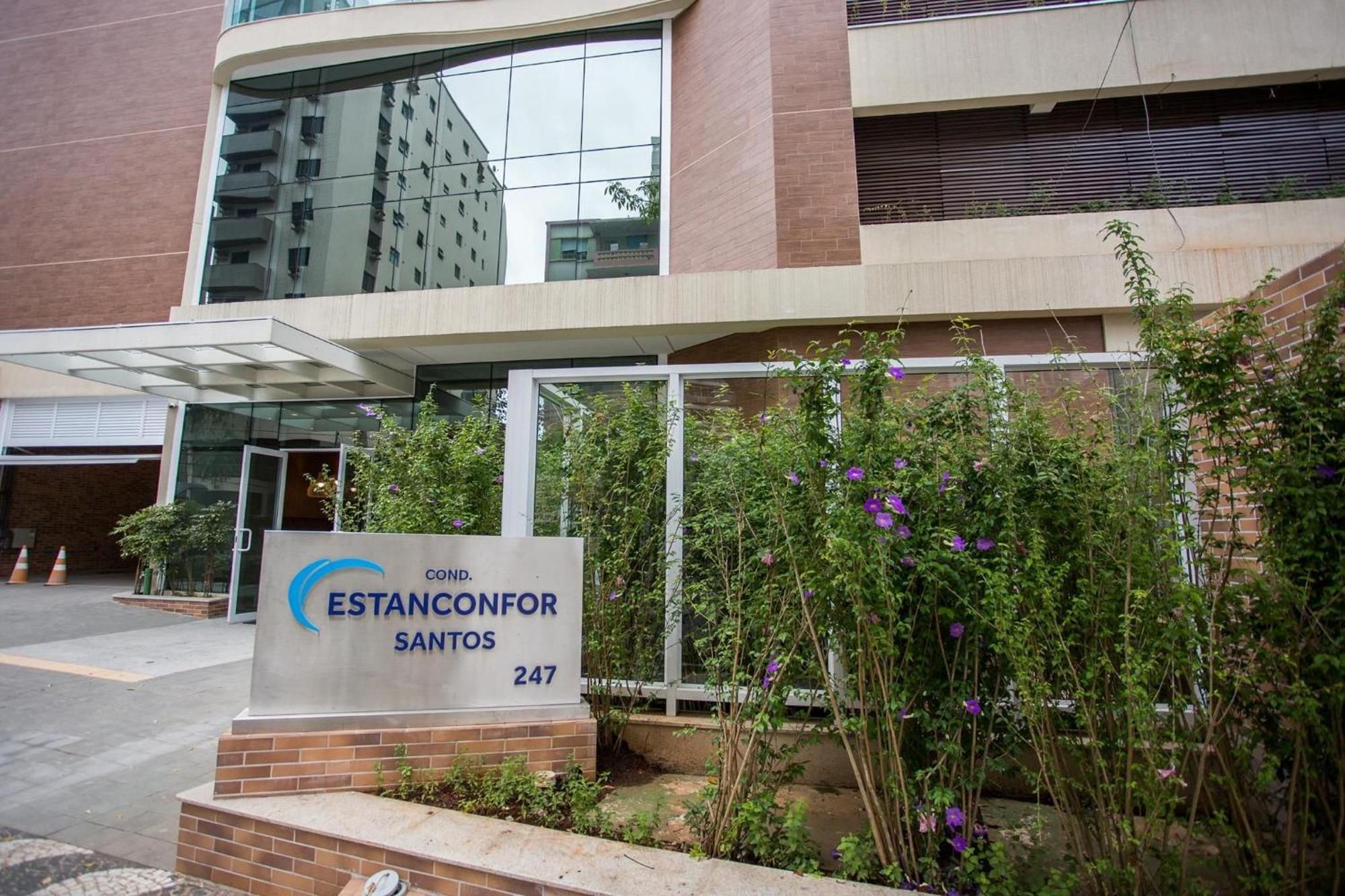 דירות סנטוס Residencial Estanconfor Com Vista Mar 2 Ac E Garagem מראה חיצוני תמונה