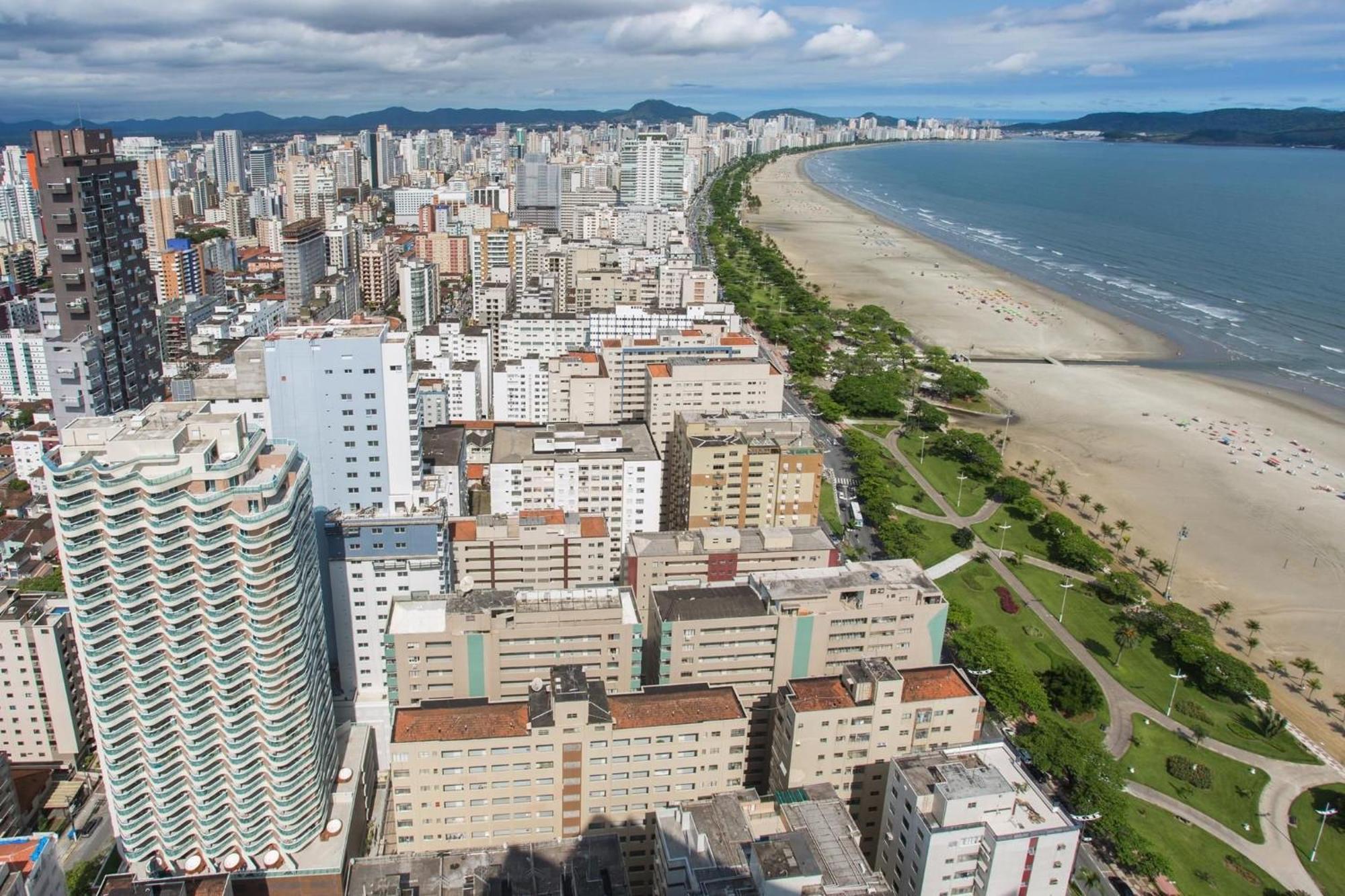 דירות סנטוס Residencial Estanconfor Com Vista Mar 2 Ac E Garagem מראה חיצוני תמונה